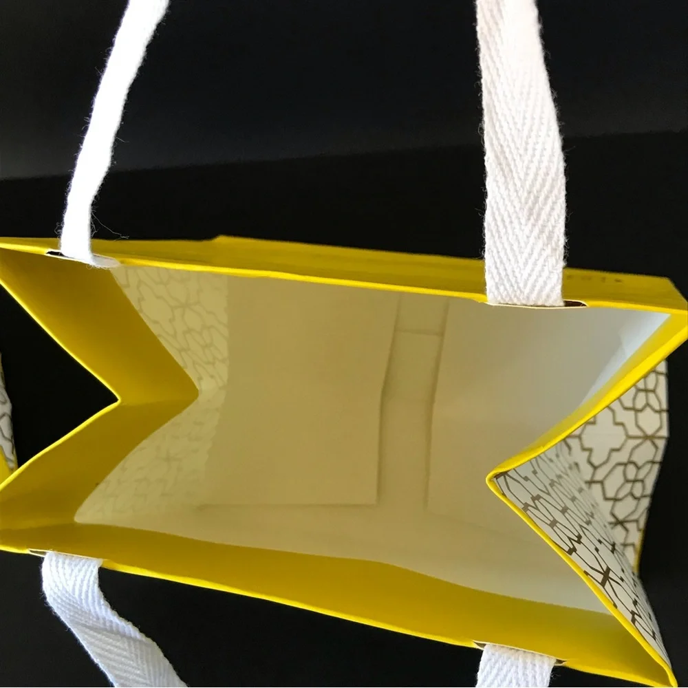 Kendra Scott Gift Bags Yellow Gold Letter EMPTY Bundle of 2